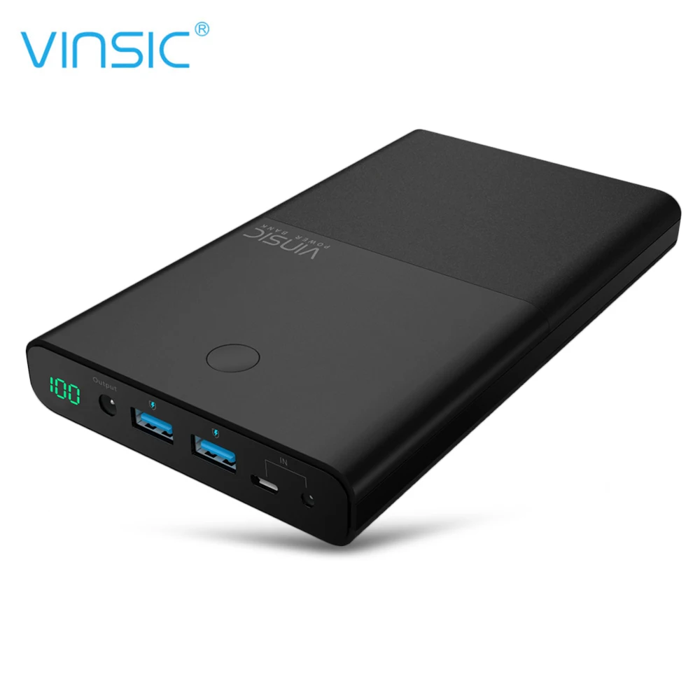 VINSIC VSPB401 30000mAh Power Bank With DC Output Input External