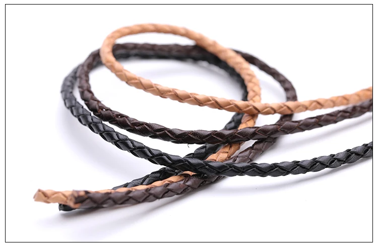 Diy ручной работы кожаный веревочный замшевый браслет ожерелье материал аксессуары ювелирные изделия веревочный пояс веревка
