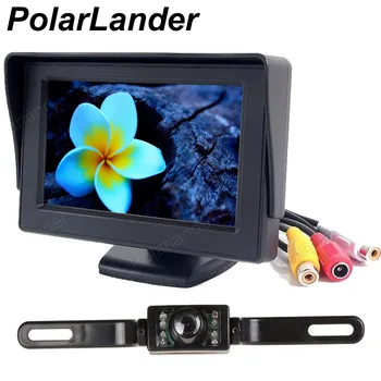 

hot sell 4.3 inch TFT LCD display car rear view system car monitor with night vision car camera and Transmitter