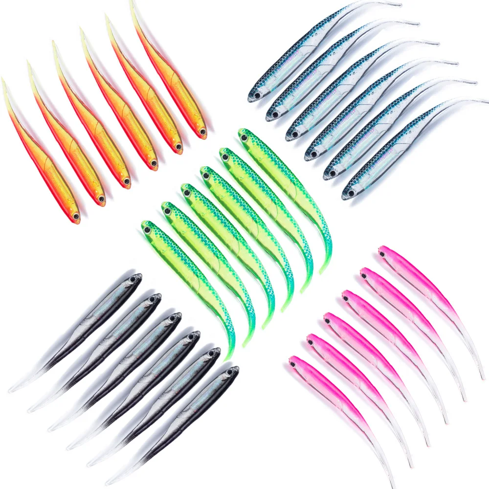 SEALURER señuelo suave 30 piezas cebo unids de Pesca 2,6g/90mm cabeza Jig suave japonés Shad Worm 5 colores Pesca Artificial señuelo cebo de Pesca SEALURER señuelo suave 30 piezas cebo unids de Pesca 2,6g/90mm cabeza Jig suave japonés Shad Worm 5 colores Pesca Artificial señuelo cebo de Pesca