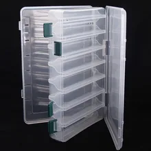 27 см* 18 см* 4,7 см водонепроницаемые коробки для рыболовной приманки Пластиковые снасти приманки коробка Pince Peche Pesca аксессуары