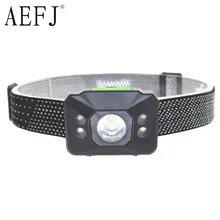 Мини 5000 люмен R5 5 LED AAA 6 Режим Водонепроницаемый фары фар Глава свет лампы фонарик