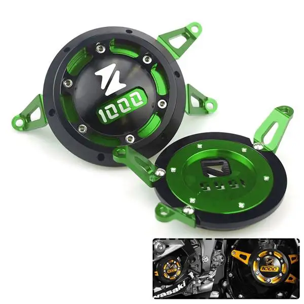 

Aluminum Motorcycle Engine Guard Side Stator Case Guard Protector For Kawasaki Z1000 Z1000Sx 2011- 2019