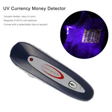 ¡Novedad! Detector de billetes Mini 2 en 1 UV con cordón