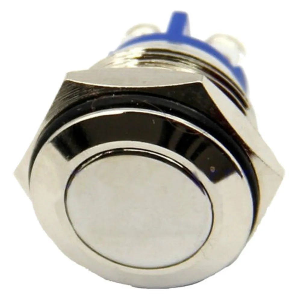 (10 Pieces/lot) 16mm 5/8" Metal Momentary Push Button Switch 3A/250V AC
