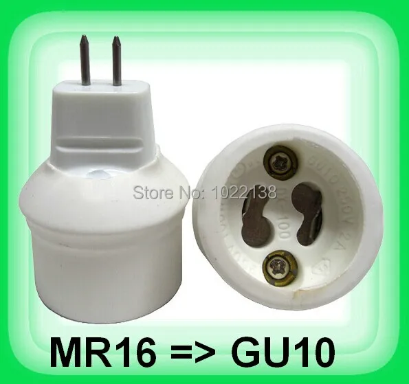 100pcs MR16 to GU10 LED bulb base lamp holder adapter g4 to gu10 socket