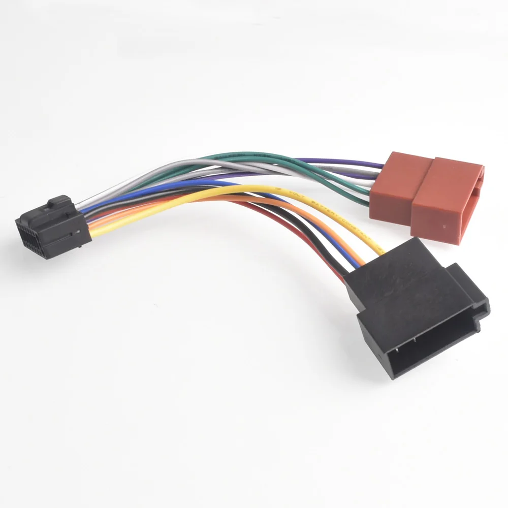 16pin Car Stereo Radio Harness Iso For Alpine Jvc Radio To