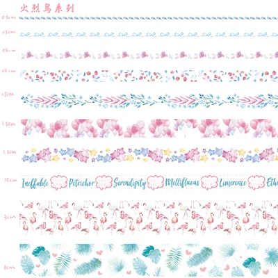 10 шт./лот мини клейкая бумага маскирующая васи лента набор Сакура океан звезды японские канцелярские принадлежности Kawaii Скрапбукинг поставки стикер - Цвет: 5