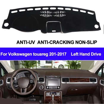 

TAIJS Car Dashboard Cover For For Volkswagen VW Touareg 2011 2012 2013 2014 2015 2016 2017 Dash Mat Dash Pad Carpet ANti-UV
