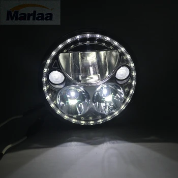 

Marlaa Motorcycle 5-3/4 5.75 LED Headlight for 883, sportster, triple, low rider, wide glide Headlamp