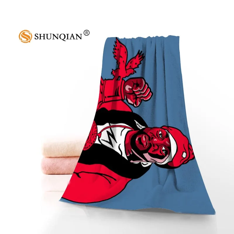 На заказ Wu Tang полотенце напечатанное хлопковое лицо/банные полотенца из микрофибры ткань 35X75 см, 70X140 см полотенце для душа s - Цвет: 14