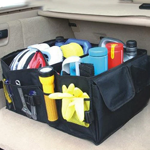 Caja de almacenamiento plegable para maletero de coche, organizador