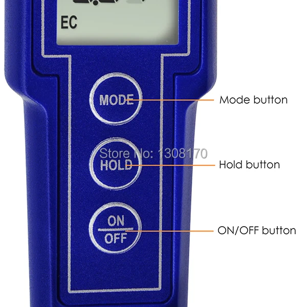 3-в-1 цифровые EC/CF/TDS метр комбо IP65 Водонепроницаемый проводимость экологического мониторинга Тесты ящик для инструментов IP65