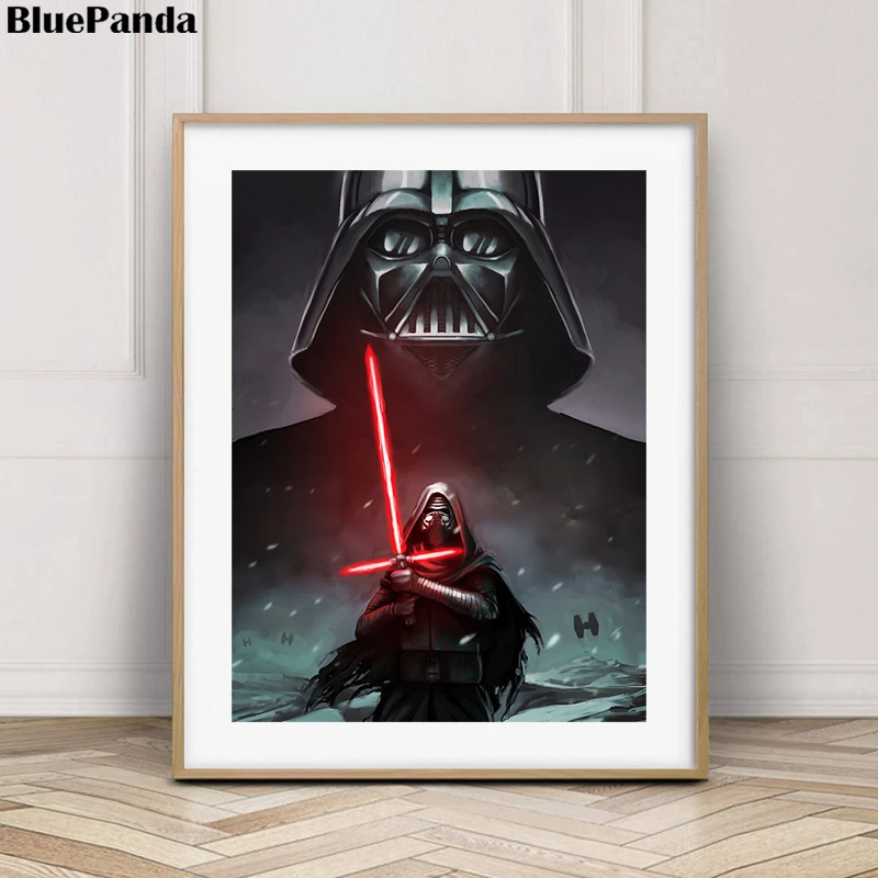 

Darth Vader legacy Kylo Ren Star Wars Canvas Prints Picture Modular Paintings For Living Room Poster On The Wall Home Decor