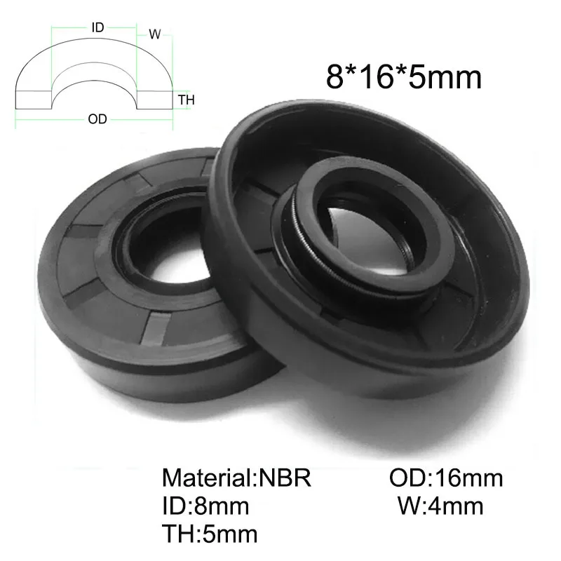 Métrique oil seal double lèvre 23 mm x 40 mm x 6 mm