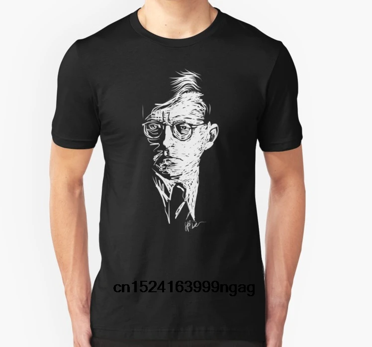 

Fashion Cool Men T shirt Women Funny tshirt Shostakovich drawing in white Customized Printed T-Shirt