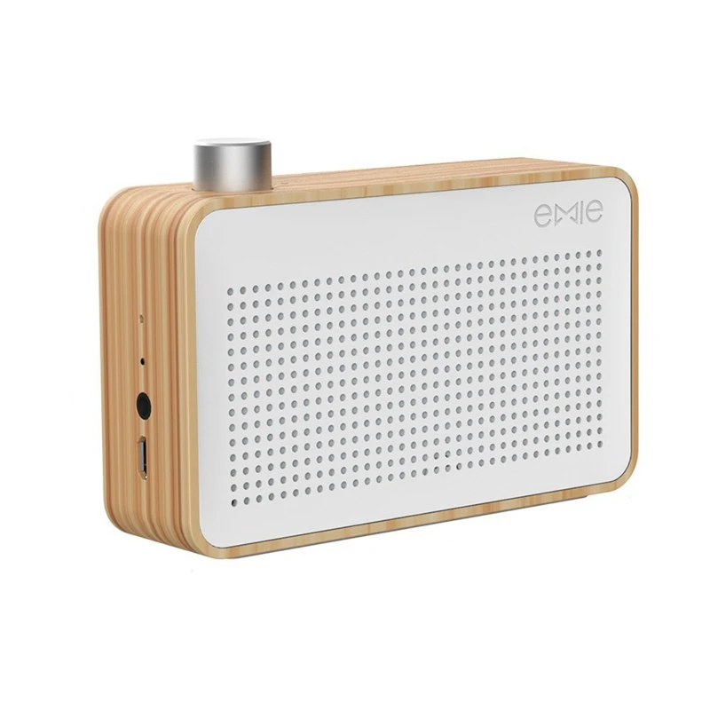 

Wooden Mini Portable Bluetooth Speakers Pocket Size Wireless with Powerful Sound Speakers for the Computer Mobile Phone