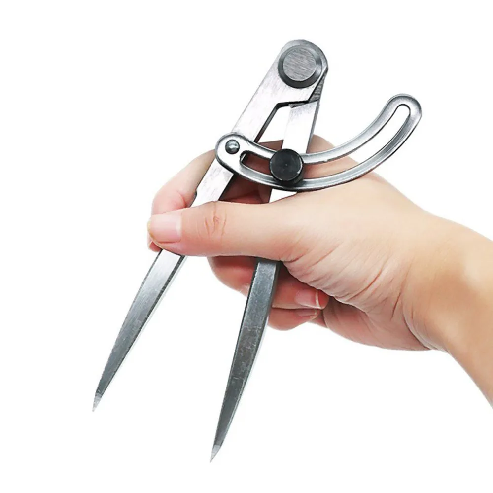 

Adjustable Leather Craft Rotating Tool Scriber Wing Divider Edge Creaser DIY Sewing Leather Metal Craft Marking Tool 3 Sizes