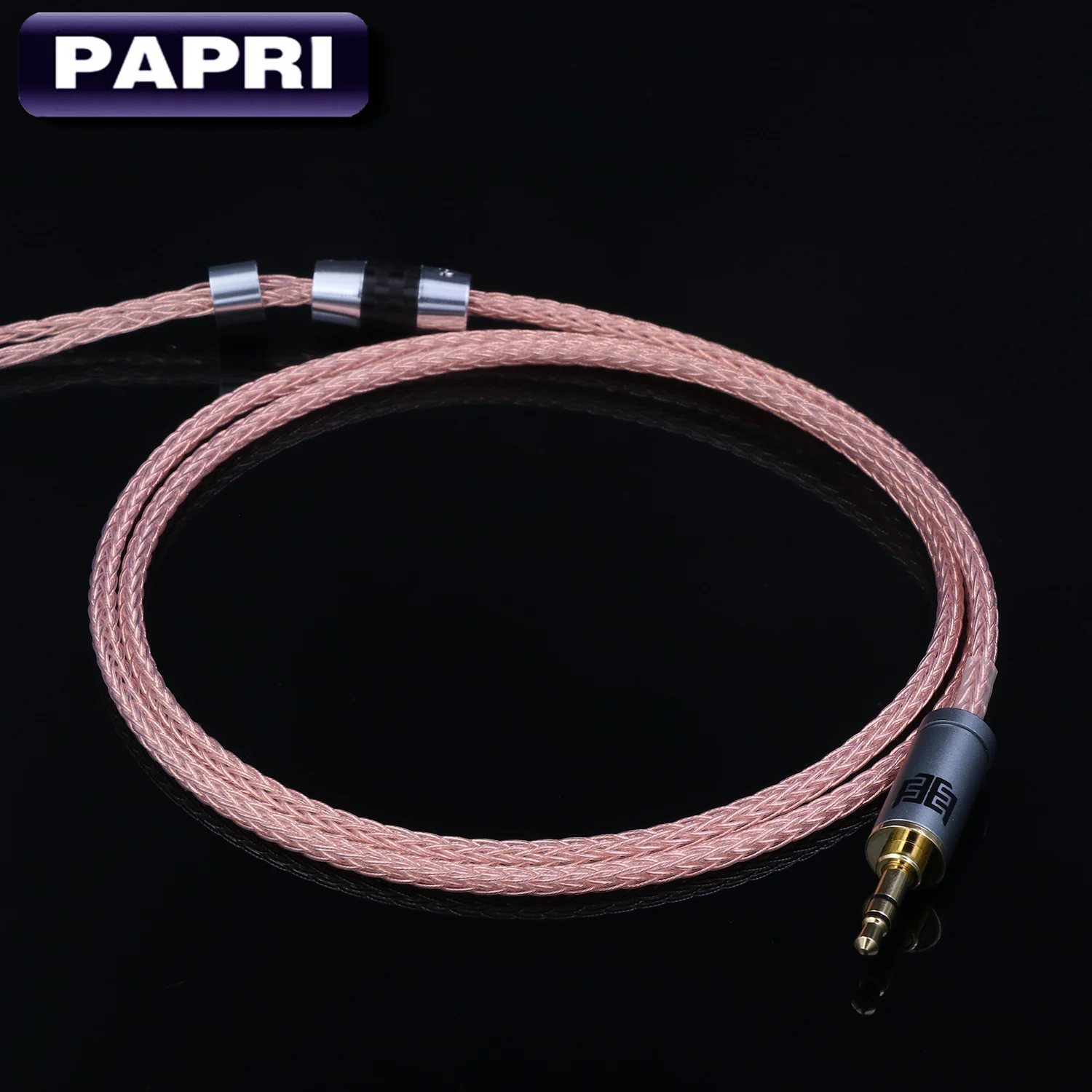 PAPRI 2 5 3 5mm 4 4mm 16 Core OCC Copper Balanced Earphone Cable For Most MMCX 0 78mm Headphone DIY Upgrade Cables