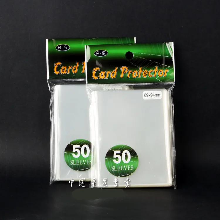 

Free shipping High Quality 69*94MM thicken Board Game Card Sleeves Card Protector transparent sleeves
