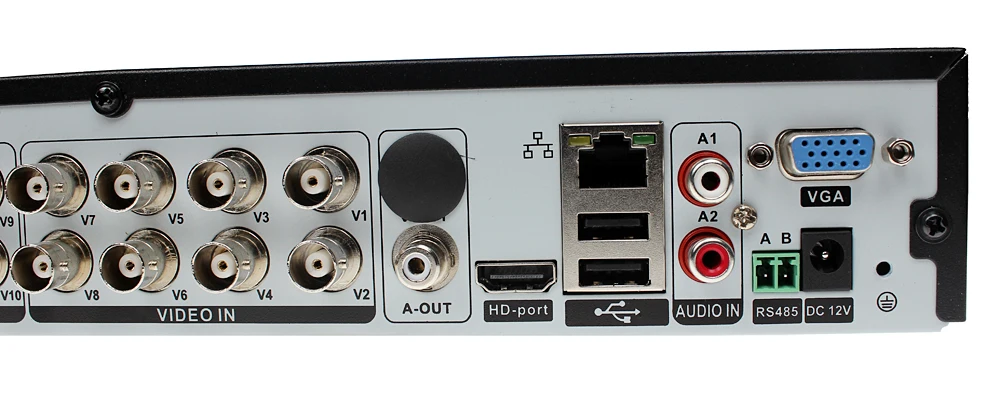 16CH AHD цифровой видеорегистратор 16 каналов AHDH 1080P DVR с 6CH аудио входным сигналом I/O 3
