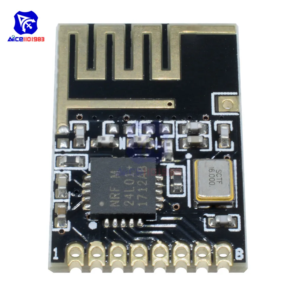 Diymore NRF24L01 беспроводной модуль микроконтроллер приемник передатчик 2,4 ГГц антенна с гнездом адаптер плата для Arduino