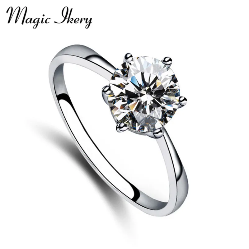Magic Ikery Gold Plated Genuine Austria 0 9cm Cubic Zirconial Zircon font b Ring b font