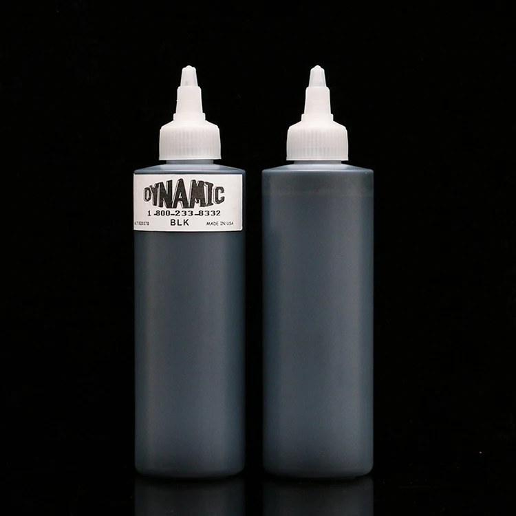 

2 Pieces Strong Ink Eyebrow Makeup Tattoo Ink Black 8oz Professional Permanent Makeup Paint Tattoo Ink 250ml