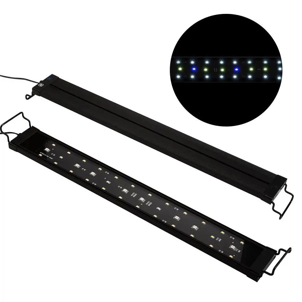 

Extendable Full Spectrum LED Aquarium Grow Light RGB LEDs White LED Lights Touch Control Phytolamp LED Aquarium Lighting