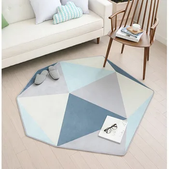 

Scandinavian Modern Personalized Geometric Shaped Lliving Room Carpet Home Simple Bedside Bedroom Coffee Table Sofa Floor Mat