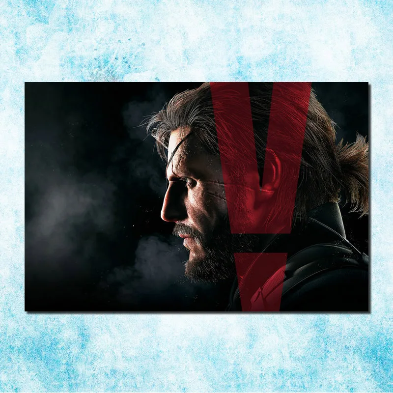 Metal Gear Solid V фантомная боль Искусство Шелковый Холст печати плакатов 13x20 24x36 дюймов одноцветное Игра "Змейка стены картину(больше)-4 - Цвет: click