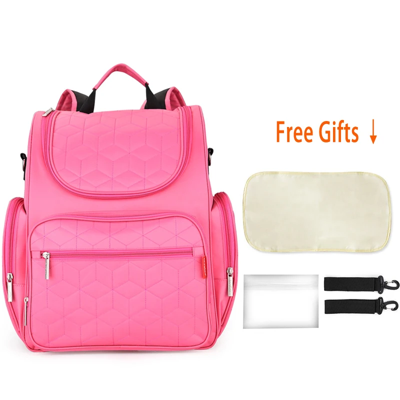 

2017 NEW Elegant Baby Diaper Backpacks Nappy Bags Multifunctional Changing Bags For Women Mommy Bag Baby Stroller Backpack