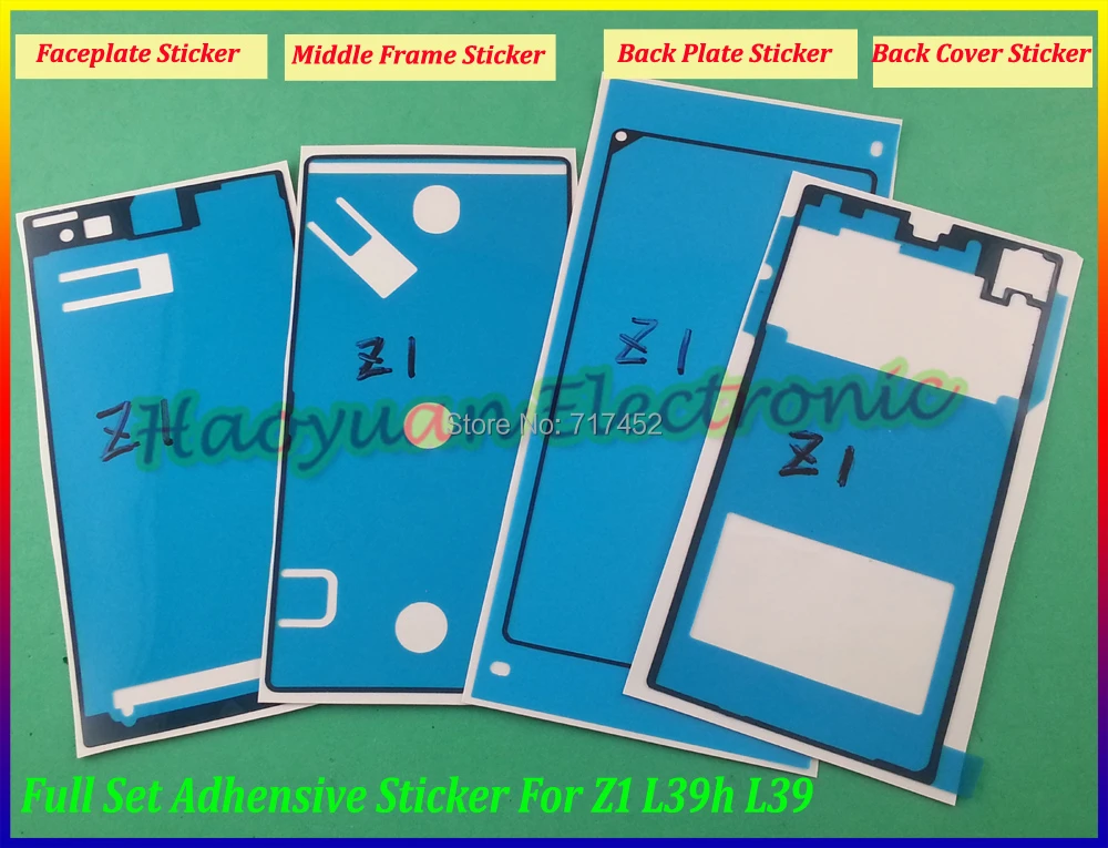 front panel middle frame battery back cover adhesive sticker for sony xperia z1 l39h front panel middle frame battery back cover adhesive sticker for sony xperia z1 l39h