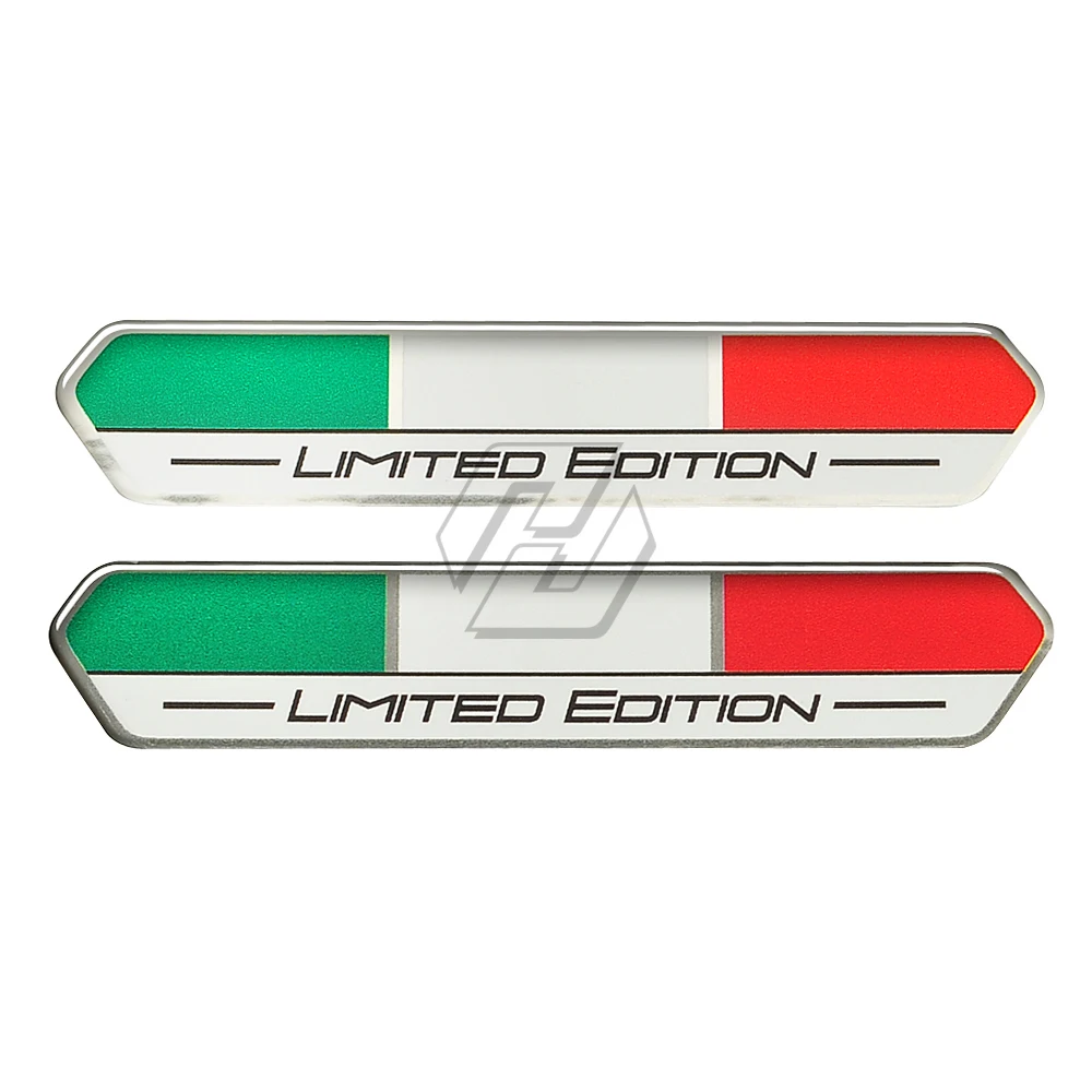 Хромированный светоотражающий итальянский флаг, ограниченная серия, наклейка на бак мотоцикла, чехол для Aprilia RSV4 RS4, наклейка для стайлинга автомобилей