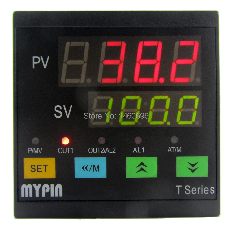 

90-256V AC/DC Digital F/C PID Temperature Controller Thermostat 72WmmX72HmmX80Lmm TA7-SSR(SSR output+2 Alarms)+2m K thermocouple