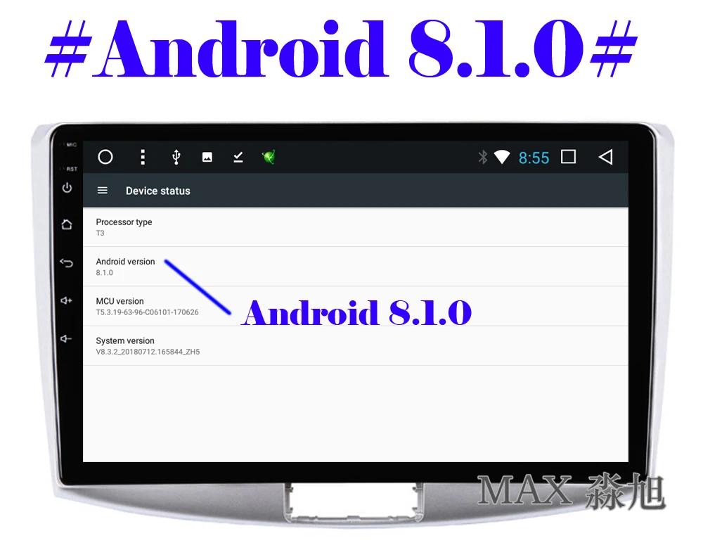 Top MAX Android 8.1.0 Car DVD Player For For Volkswagen Passat CC B6 B7 2012-2015 Car radio GPS Navigation System Free Map BT WiFi 0