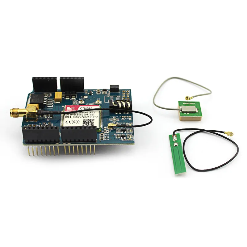 SIM808 Elecrow Quad Band GPS GSM GPRS Модуль для Arduino 2 в 1 году Щит SIM808 Развитию Телефонного Разговора Динамик Модуль DIY