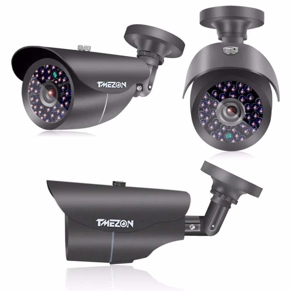 TMEZON AHD 1080P 2.0MP CCTV камера высокого разрешения ИК светодиодный день/ночное видение наружная крытая Водонепроницаемая камера видеонаблюдения