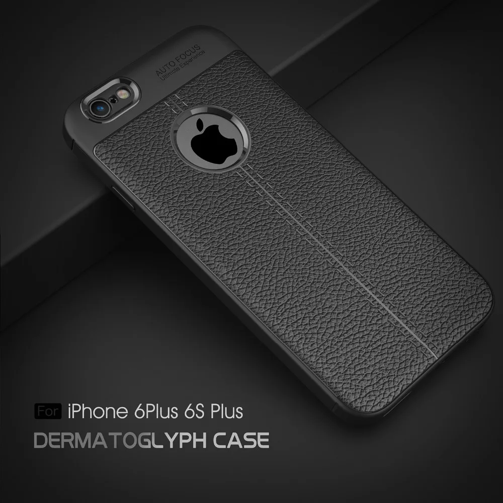 cheap Urmwing Amor Matte Cover for iPhone 6 Plus Case Luxury Leather Carbon Fiber Silicone for iPhone 6s Plus Case Cover Luxury P20