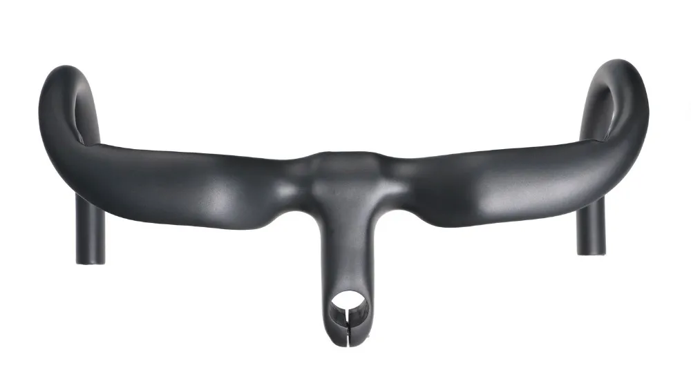 

UD matte Carbon Fibre Stem Handlebar Track Road Bicycle Racing Drop Integrated Bar Stem Handlebar