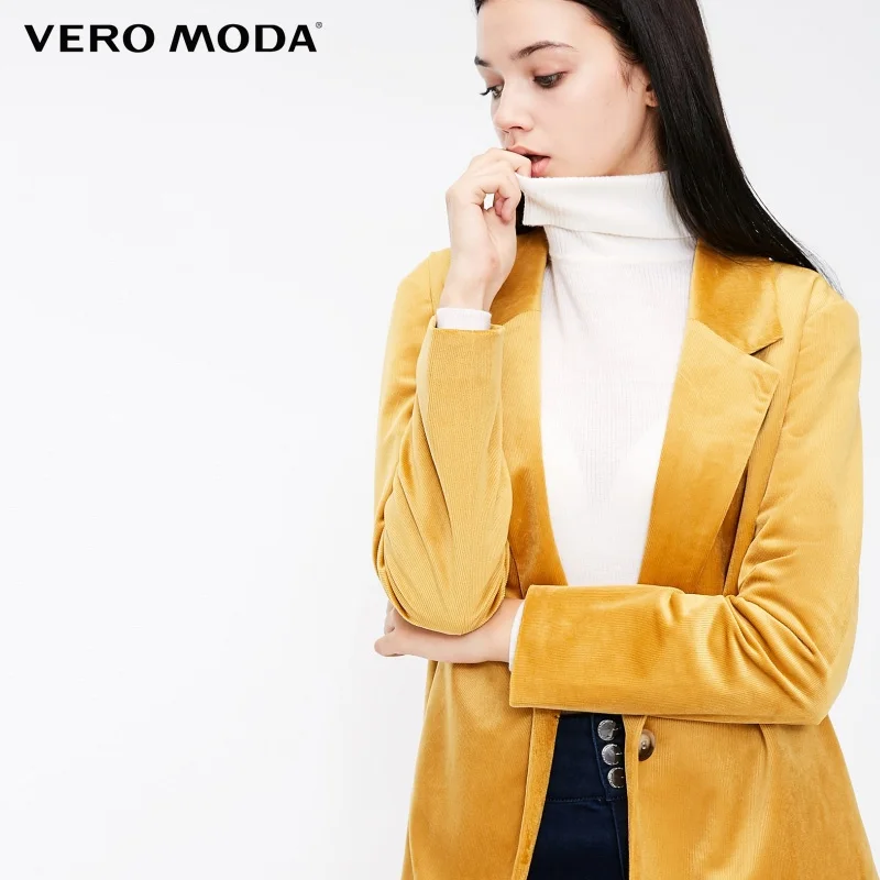 Vero Moda лацкан воротник с длинным рукавом Свободное пальто куртки | 318408504