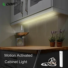 DBF altında kabine aydınlatma, pil işletilen/USB şarj edilebilir hareket aktif LED şerit aydınlatma kiti için kabine, mutfak, dolap