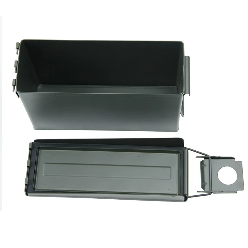 30 Cal Metal Ammo Can Military & Army Style Steel Box Stackable Gun Ammo Case Storage Holder Box Heavy duty Tactical Bullet box