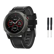 HIPERDEAL роскошный кожаный ремешок замена часы ремешок с инструментами для Garmin Fenix 5x Прямая 4J19