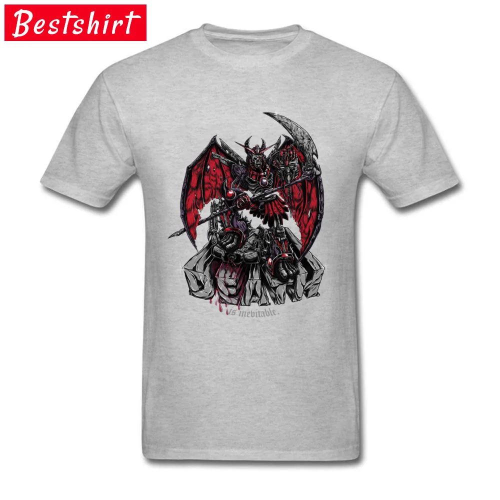 DEATH Top T-shirts Party Short Sleeve Hot Sale Round Neck 100% Cotton Fabric Tops Shirt Tee Shirts for Boys Mother Day DEATH grey