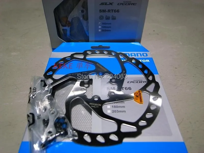 SLX rotor de SM RT66 para bicicleta, rotores de freno de disco, RT66, 6 pernosbike disc brake