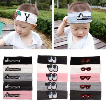 

2018 Fashion New Baby Girls Boys Infant Toddler Plain Stretch Cotton Glasses Headband Lovely Hair Band Accessories