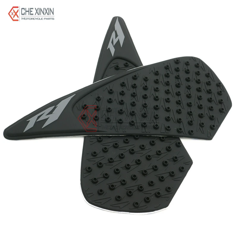 Black Motorcycle Tank Pad Protector Sticker Tank Decal Gas Fuel Knee