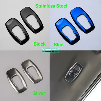 

Rear Reading Lamp Decorative Cover Trim Car Interior Stainless Steel for Renault Koleos Samsung QM6 2017 2018 2019 Clio 4