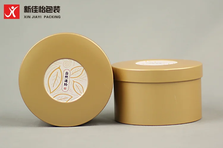 Xin Jia Yi Packaging 50 ml Round Silver Aluminum Tin Screw Top Aluminum Jar And Clear Cap High Quality Unique Cosmetic Container